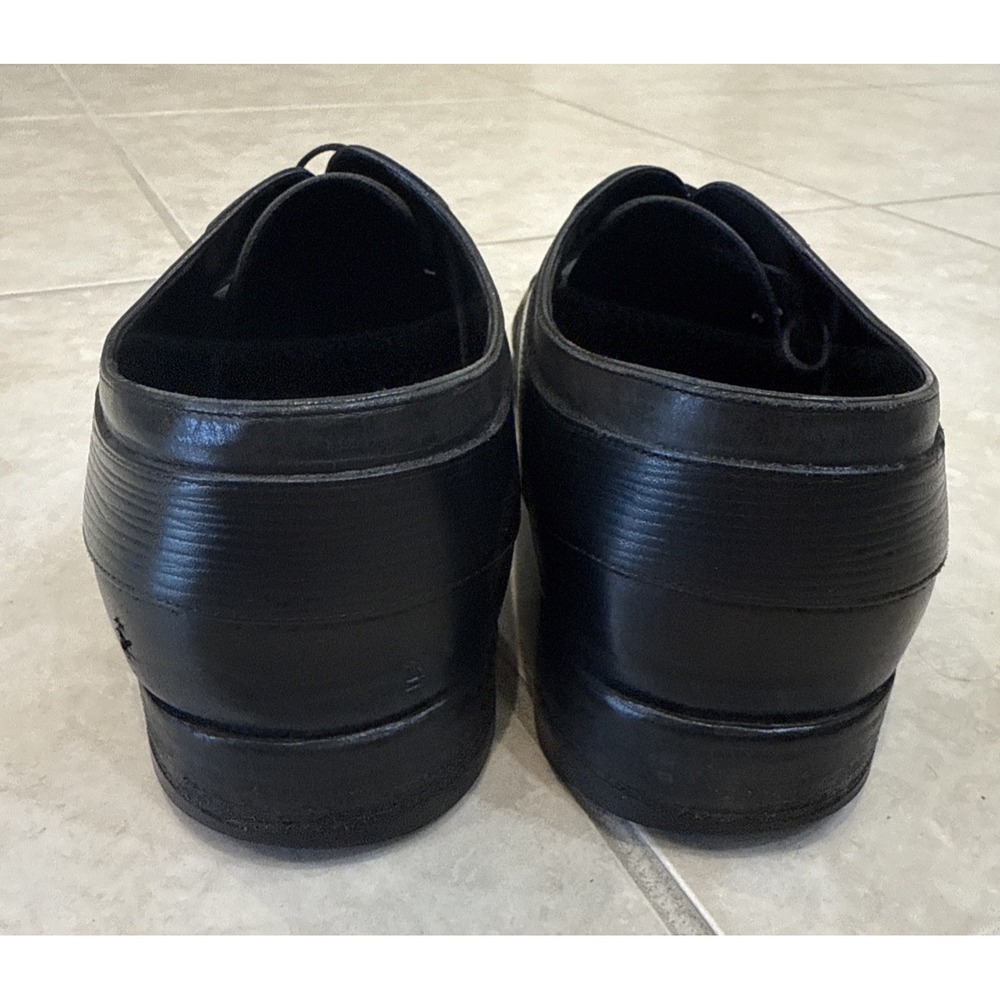 Louis Vuitton Mens Size 7.5 Black Epi Leather Derby Dress Shoes Designer Career - Picture 5 of 10